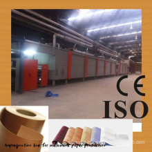 decorative paper impregnation line/paper impregnation line manufactuer/ melamine paper coating line/two step 4 feet impregnate l